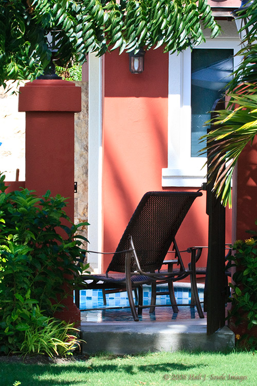 2008_12_14_SandalsAntigua-16.jpg - A peek into the private pool area of one of the luxury ocean villa's.