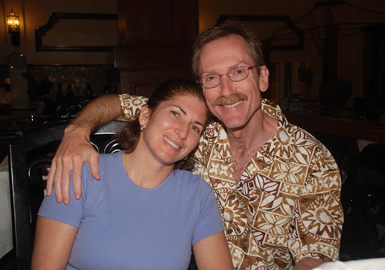 Sandals3.jpg - Another dinner photo taken by a Sandals photographer.  This was at the Italian restaurant (Mario's) -- our favorite.