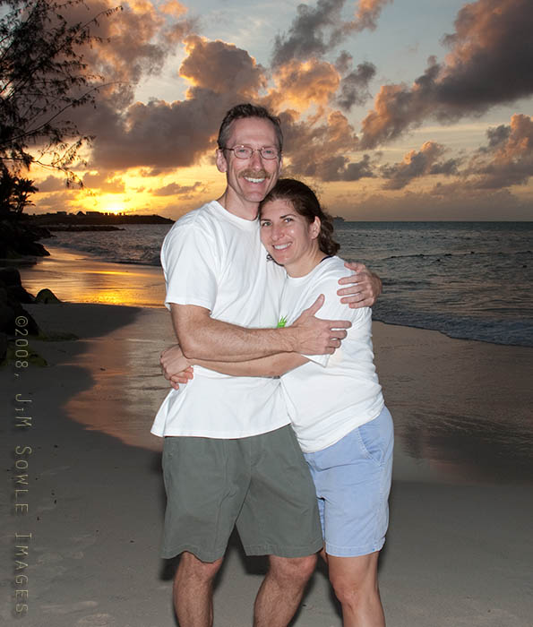 _JMS0020.jpg - This is not a great location for sunsets (or sunrises), but we still managed to get a few sunset shots.  Here we are at the end of our first full day.