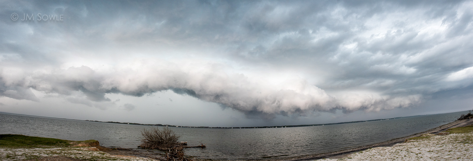 _JIM0157-0162_Pano_1600.jpg - This six-shot pano shows a cool squall line that moved through on Wednesday.  Generally the weather was really good for us, and we felt very fortunate.