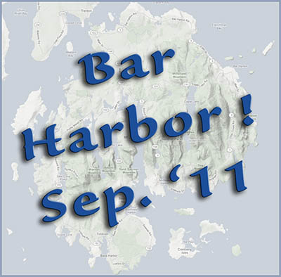 Title.jpg - It had been years since we'd taken a long trip to Bar Harbor, and we decided it would be a fun thing to do for Hali's B-day.  We did a fair bit of hiking this trip, as well as some occasional photography (of course).  We finally made it back up Precipice trail -- which was a blast!  We also had many fine walks around the down-town area, and had many fine meals.  The weather was sometimes a little cloudy, but generally very nice.  We didn't take the camera everywhere, but we did manage to get a few shots, and we've posted them here to share with you!  Happy trails!  Mike + Hali