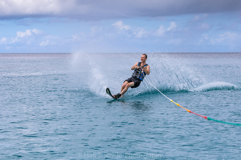 2016_11_Barbados-10376-Edit1000.jpg - Another shot of Mike water skiing.  It was beautiful but bumpy on the water.