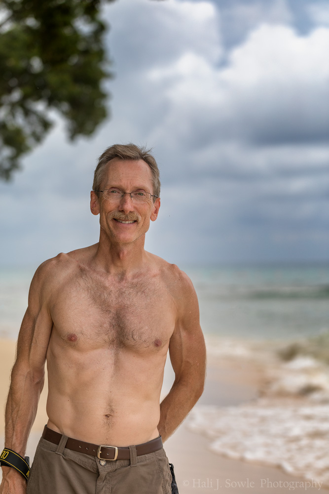 2016_11_Barbados-13646-Edit1000.jpg - Mike catching some rays on a mostly cloudy day.