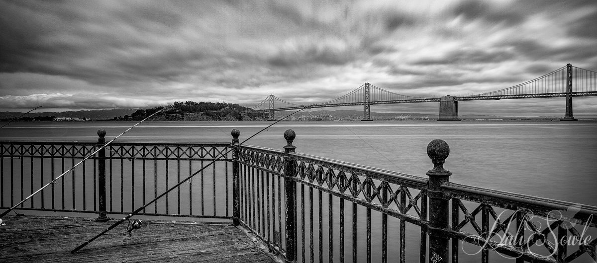 2015_05_California-10136-SEP2-Edit1000.jpg - Fishing with a view of the Bay Bridge.  There were plenty of fisherman trying their luck along Pier 7.