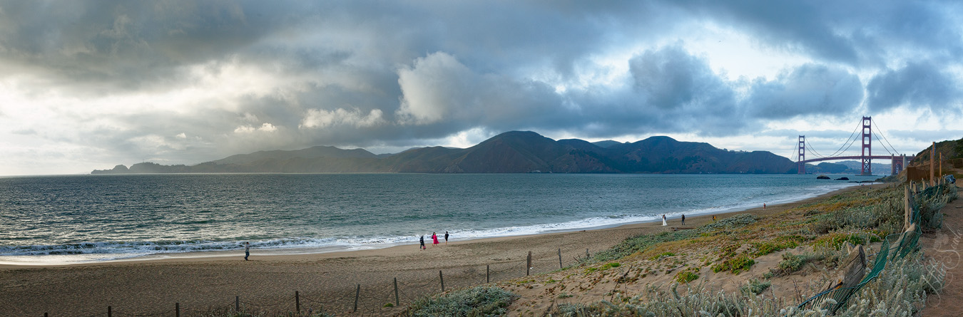 2015_05_California-10291-Pano-2-Edit1000.jpg - Panorama of Bakers Beach in the late afternoon.