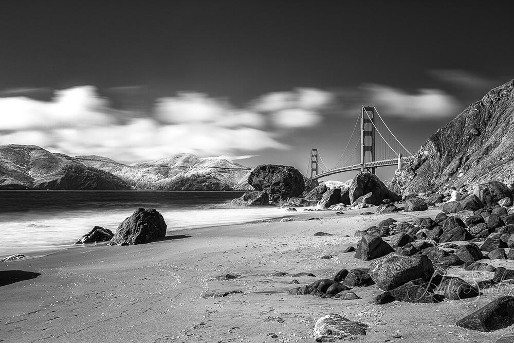 2015_05_California-10992-Edit1000.jpg - An infrared shot of the Golden Gate bridge from Marshall's Beach.