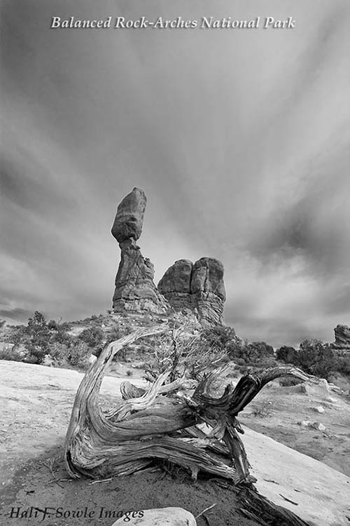 2008_08_31_BalancedRockBW.jpg - The color version of this just didn't make it for me, (despite the very phallic nature of "Balanced Rock").