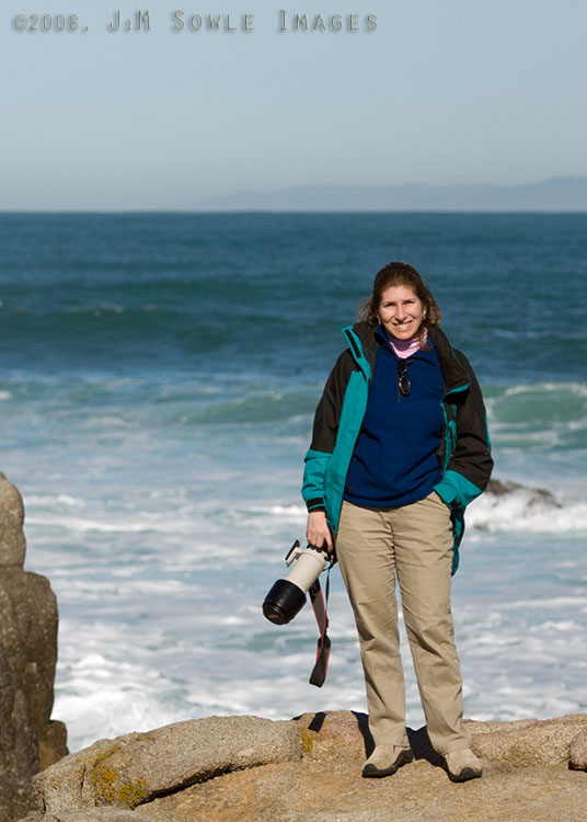 CentralCali_21.jpg - Hali taking shots along the beautiful Monterey coastline.