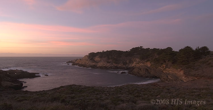 CentralCali_35.jpg - The post-sunset glow at the inlet on the way back from Seal Rock at Los Lobos.