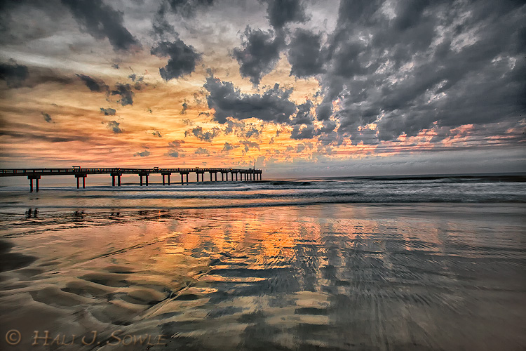 2011_06-12_StAugustine-10022-Web.jpg - Sunrise was spectacular the last mornings we were there due to the smoke in the atmosphere from the wild fires West and North of us.  Unfortunately it meant the days were really smoky as well with poor visibility and air quality.
