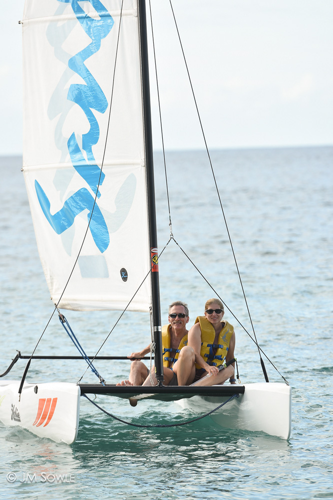 2208143Adj.jpg - We actually purchased several images from the resort photographers, and this is one of those images.  As we were returning from a sail.