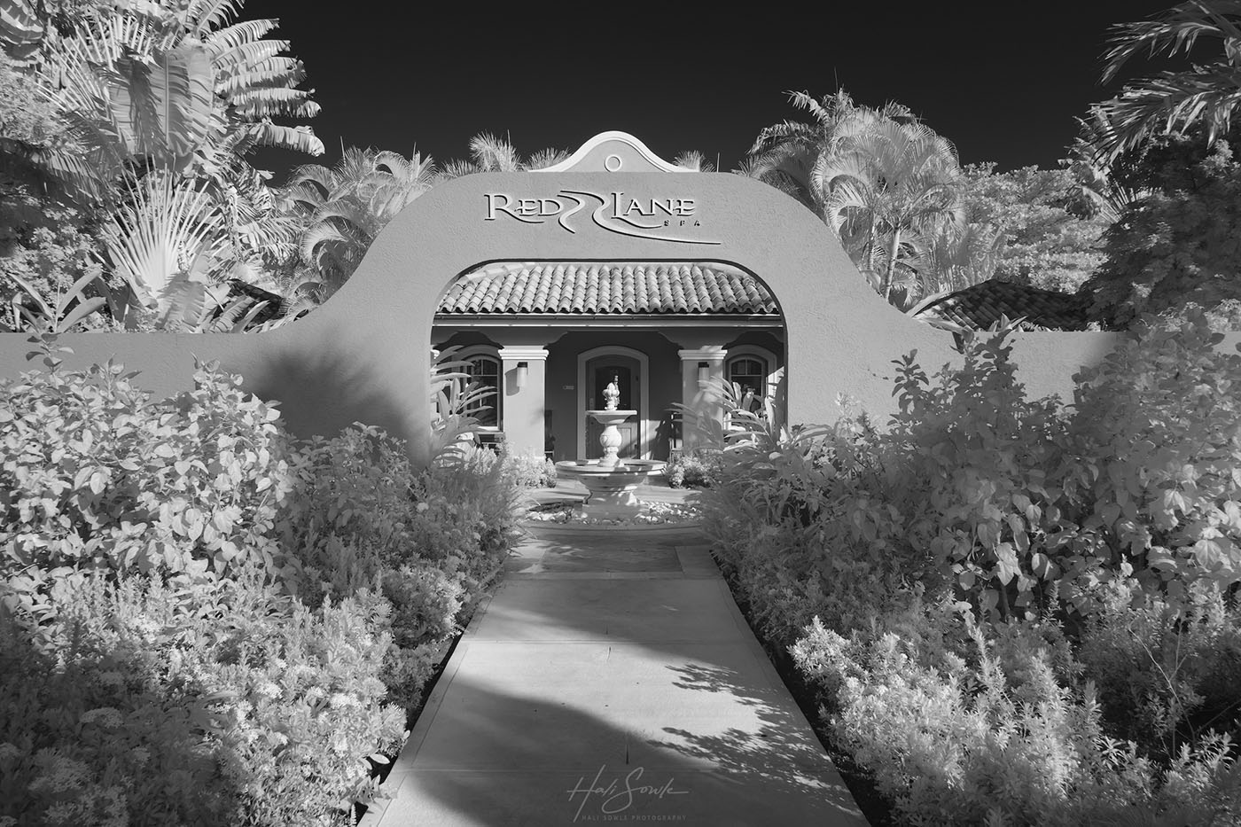 2019_09_Sandals-SouthCoast-10941-Edit1000.jpg - The entrance to the spa.  This area has developed so beautifully in the years we have been visiting the resort, it is so lush and beautiful.