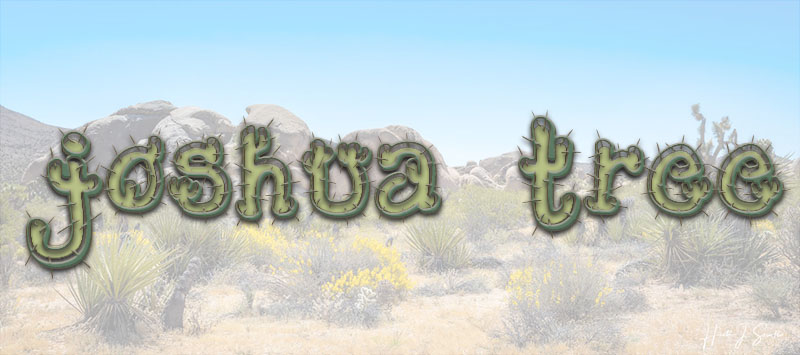 Title.jpg - Last May we attended our niece's college graduation in San Diego.&nbsp;&nbsp;It was great to visit with the relatives and do some sightseeing around the area.&nbsp;&nbsp;We also took some time to drive over to Joshua Tree National Park, to see what that was about.&nbsp;&nbsp;JTNP is a beautiful confluence of the Sonoran and Mojave deserts.&nbsp;&nbsp;It's been on our trip list for a long time, and we're very glad that we finally got a chance to see it.&nbsp;&nbsp;We hope you enjoy the pictures!  Happy trails, Mike & Hali