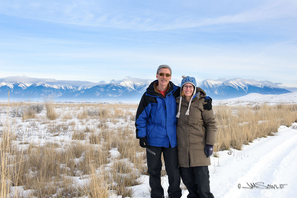_JMS4597.jpg - The token shot of the two of us;  at Nine-pipe National Wildlife Refuge.