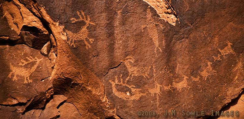 _JMS0318.jpg - Another section of rock art from the "Moab Man" panel. I've removed a little graffiti while processing the image.