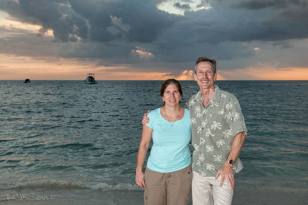 _JIM0163.jpg - We brought the tripods and flash units to get some shots of ourselves at sunset, but never got up the energy to shoot ourselves on the really nice sunset evenings.  This was about the best we came away with, for this trip.