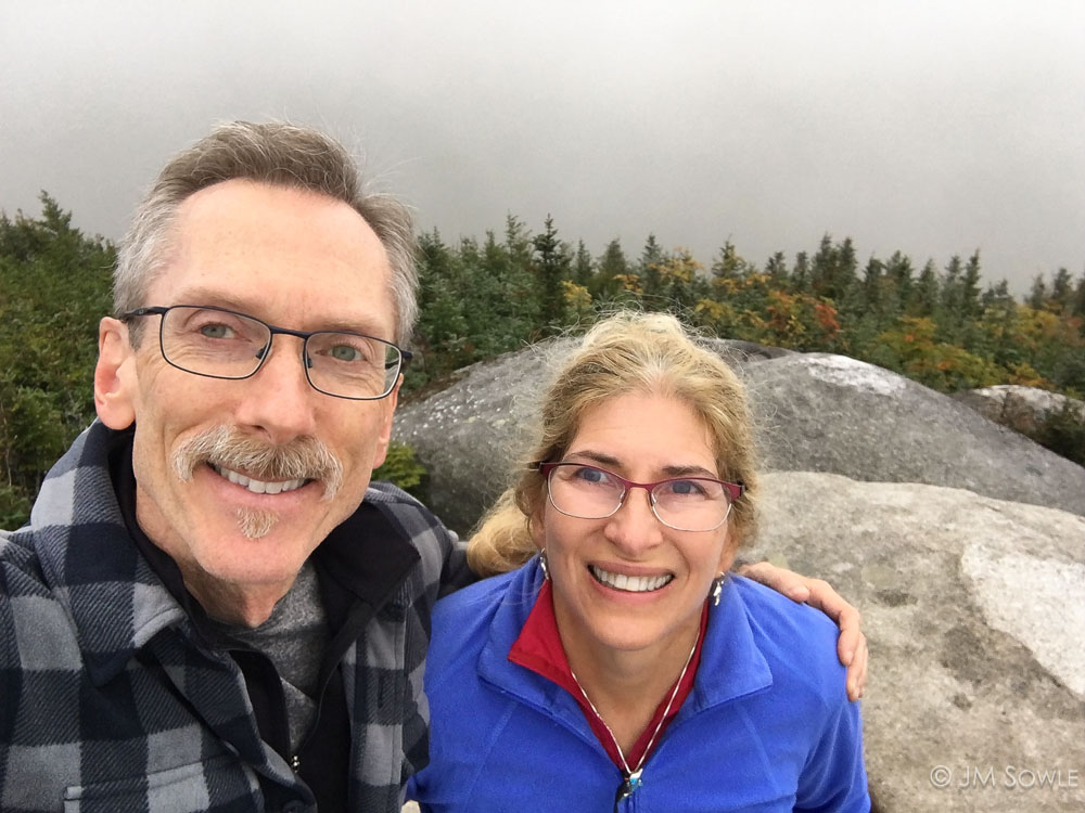 IMG_6496A.jpg - A phone selfie in the spot we were married, 21 years earlier.