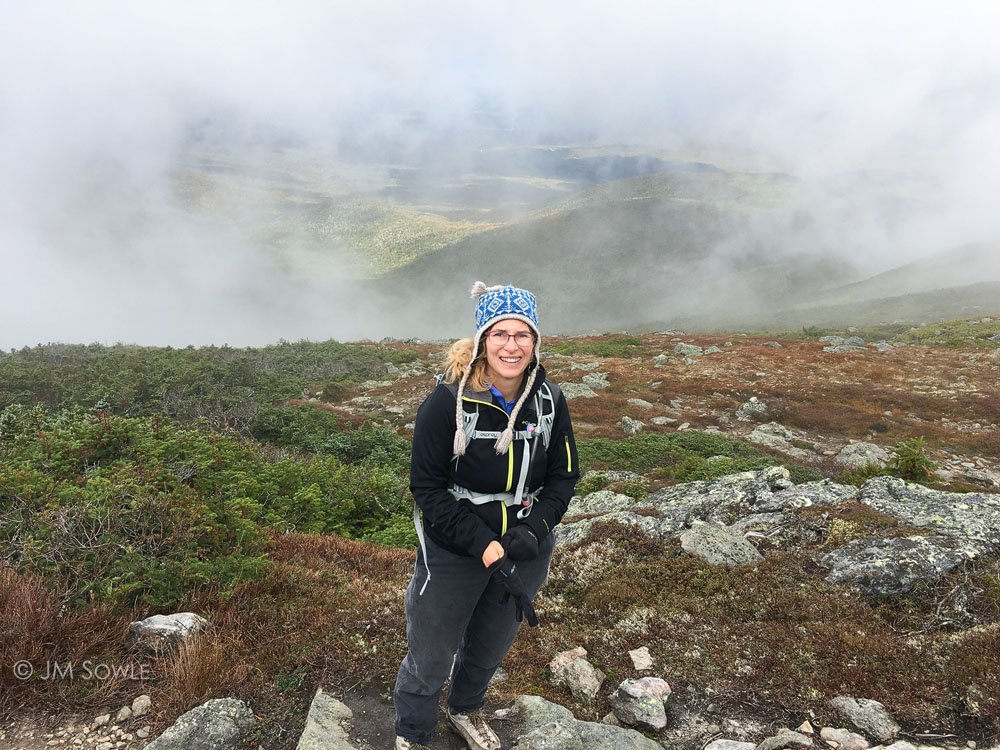 IMG_6544A.jpg - Another picture showing some partial clearing in the clouds.  And Hali!!