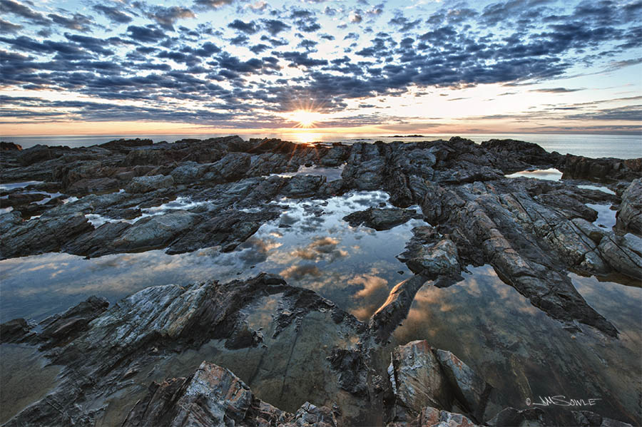 J05_EastPtSanctuary.jpg - East Point Sanctuary at dawn.  Early Spring on the Southern Maine coast.