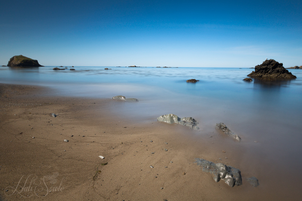 NorthCali2014_17.JPG - Smooth Water at the southernmost point of Van Damme State Park.