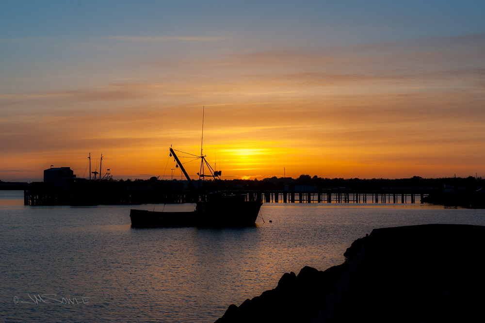NorthCali2014_50.JPG - Right up against the Oregon border we found this super little restaurant (Porcini).  After a super meal we wandered out to shoot the last rays of sunset.  Just us and a hundred barking sea lions.  It was very romantic.