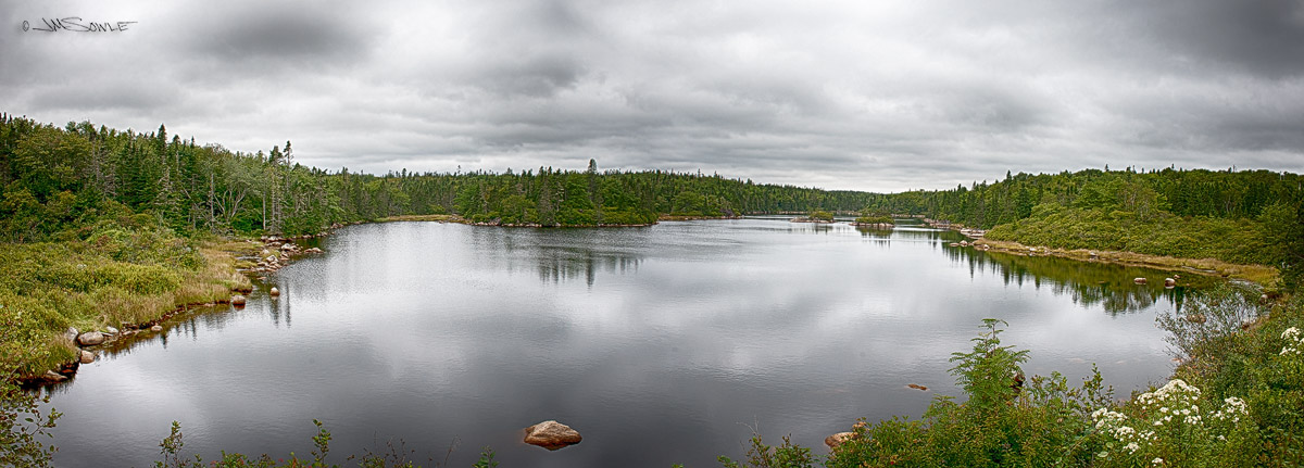 NovaScotia_81.JPG - Just outside of Peggy's Cove, at the border of West Dover and East Dover is Black Duck Run.  There are pretty shots around every corner up here!