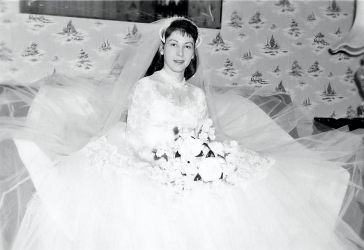 C04_MomInGown.jpg - Mom in her wedding gown.