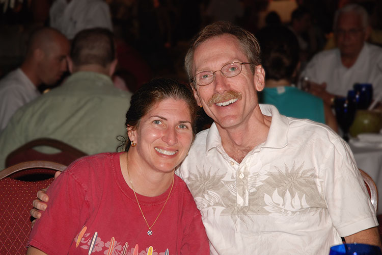 001_1a.jpg - This is a snapshot taken by one of the resort photographers.  We honestly don't recall where the image was taken, but we look like we were having fun!