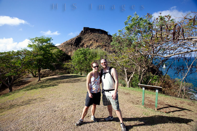 2010_01_18_SandalsGrandeStLucian-10060-Edit-web.jpg - We met Paul and Lynn on our ride to the resort and spent some fun time with them there.  We ran into them the morning we went to Pigeon Island and hiked to the top of 'Signal Hill' with them.
