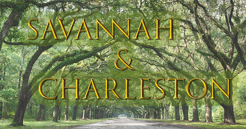 Intro.jpg - A long, long time ago (June) we took a trip down the East Coast to visit two beautifully scenic and popular destinations -- Savannah and Charleston.  We had heard a lot about these destinations, but we had never visited the area.  We split a one week vacation between the two locations, starting in Savannah and ending in Charleston.  We had researched both areas and it seemed that many people preferred one location over the other.  It's difficult to truly "know" a location after just a few short days, but our first impression favored Savannah.  We would visit both cities again without hesitation, but we found Savannah a little more in-line with our tastes.  It's a smaller town (which we prefer) and our impression was that the people seemed more friendly in general.  Both locations were wonderful to visit, and both have unique aspects to draw appreciative tourists.  In Savannah we walked around the town a lot and we took a couple of the very informative bus tours.  We spent time on and around West River Street.  We shot a bunch of pictures of the nearby bridge (Talmadge Memorial Bridge).  We visited Tybee Island and spent a day swimming and relaxing at the beach there.  It's a nice beach area, but the water is a bit turbid from the outflow of the nearby rivers.  We visited the beautiful Wormsloe Historic Site to see and photograph the iconic live oaks that overhand the roadway there.  We visited the Bonaventure Cemetery and spent hours walking about there.  We also met up with one of Hali's old friends and had a wonderful dinner downtown with her family.  Savannah weather in June is about what you would expect -- hot and humid.  But we knew it would be and we were okay with that.  One potential down-side of visiting Savannah in June is that there are hundreds of Girl Scouts visiting at that time.  The founder was born in Savannah and hoards of girl scouts descend upon that location in June for their annual mecca.  It isn't too terrible unless you happen to get behind a large group at the ice cream shop, or if you have them running screaming down the hotel hallways at night.  We did similar touristy things in Charleston.  We took a horse-drawn carriage tour.  We visited the ocean communities at Sullivan's Island, the Isle of Palms, and Folly Island.  We briefly visited the Magnolia Plantation.  We walked around the French Quarter and the Waterfront Park.  We even went to the Aquarium, and had a nice time there.  We know there are a few other popular destinations in this area, and we may visit those places during a future trip.  There are so many places to see!  We hope you enjoy the images that we have shared on this page.  Happy trails, Mike & Hali