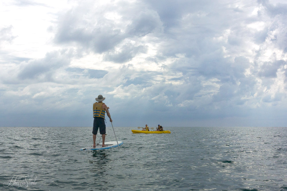 2014_09_SandalsWhitehouse-10681-Edit1000.jpg - Paddling around the Caribbean sea.  I think we could have won a race against the kayakers there.
