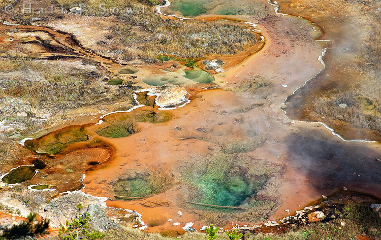 2010_09_27_Yellowstone-10128-Edit750.jpg - We took a few short hikes on boardwalks around some of the thermal areas, this was the view looking down at one of them.