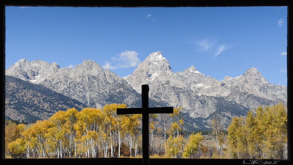 _JIM0825.jpg - The view from inside the Chapel of The Transfiguration is enough to make you want to attend this church.  Grand Teton National Park.