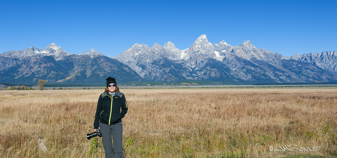 _JIM0800t4.jpg - Hali near the famous "Mormon Row", Grand Teton NP.